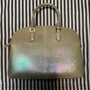 Henri Bendel Iridescent Dalton Medium Dome Satchel